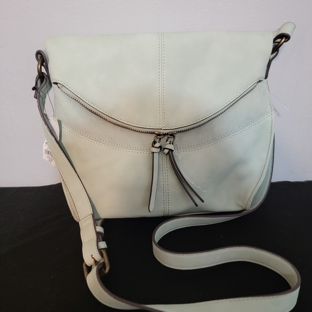 Elegant Mint Green Crossbody Bag